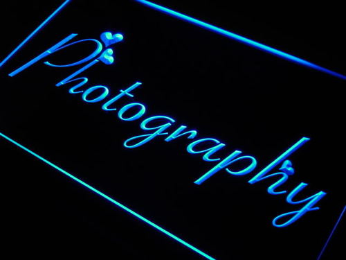 Photography Neon Light Sign